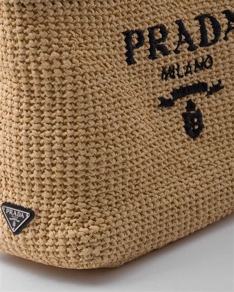 how to crochet prada raffia bag|Prada raffia tote bag.